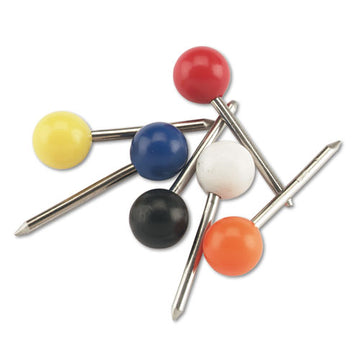 Advantus Map Tacks, Plastic, Assorted, 3-8", 100-box freeshipping - TVN Wholesale